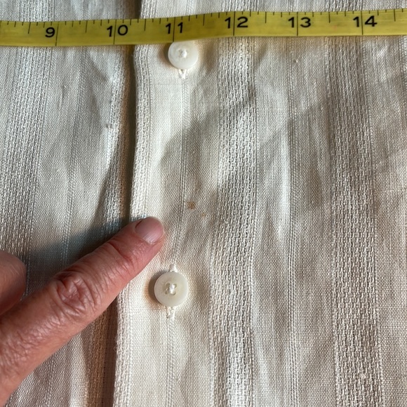 Claiborne mens shirt linen shirt - Picture 4 of 6